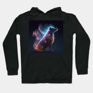 Dog in Space with unique Design Hoodie